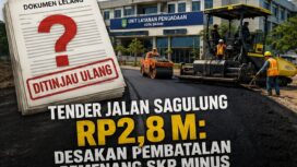 Ilustrasi proyek peningkatan jalan dan dokumen tender.